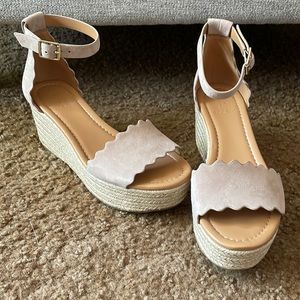 J. Crew platform sandals
